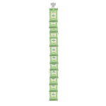 Cucumber Towelette 10 ct Clip Strip