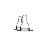 Silicone Nipple 2-Pk Round (3-6mth)