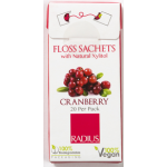 Floss Sachets, Vgn Xylitol Crnbrry